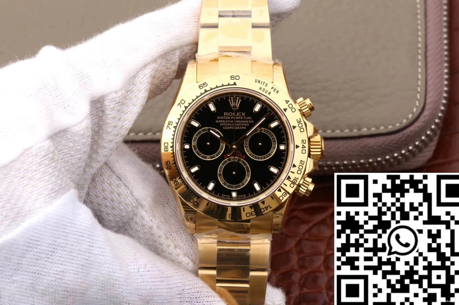 Dial Black Gold Factory M116508-0004 Rolex Daytona Cosmograph Yellow JH 0106